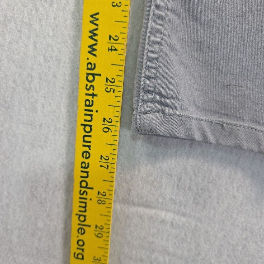 Democracy AB Solution Jeans Chino Womens Size 10 Ankle Gray Tummy Control Skinny - Picture 9 of 10